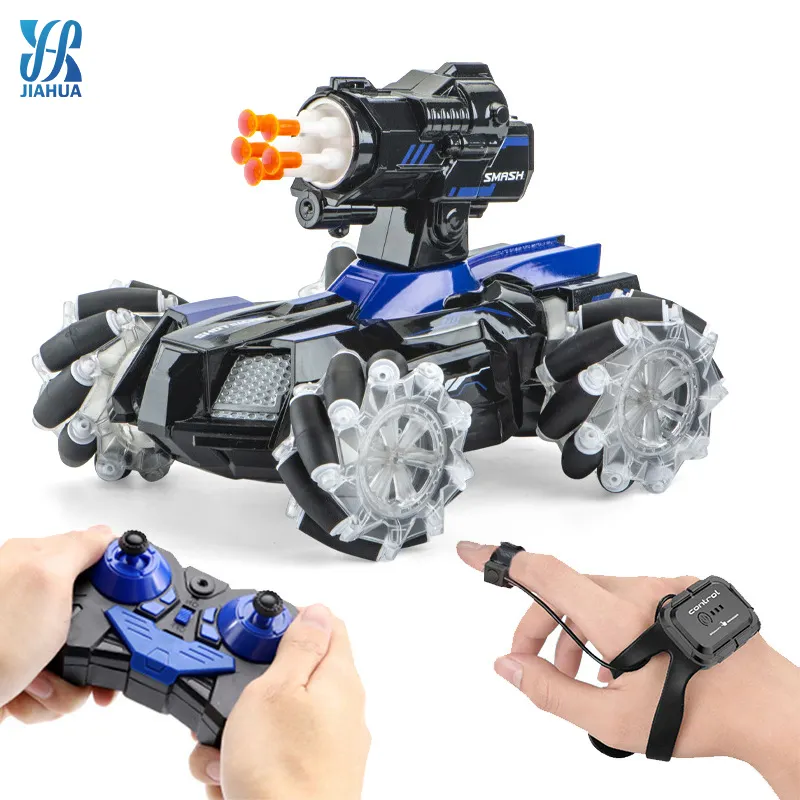 3 In 1 Remote Control Car Four-Wheel Radio Control Toys Water Bullets Shooting Vehicles Rc Stunt Drift Car