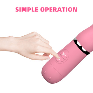10 Fréquence Masturbation Tige Vibrante Batterie Type Silicone Bâton De Massage Masturbation Féminine G-Spot Godes Vibrateur Sex Toys - Product Image 5
