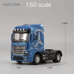 1/50 in lega di grandi dimensioni modello di autocarro giocattolo giocattolo di simulazione contenitore giocattolo suono e luce tirare BackTransport modalità forl Kids - Product Image 2