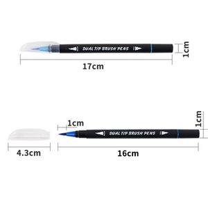 Juego de 100 Rotuladores de Acuarela No Tóxicos con Punta de Pincel Suave, Marcadores Artísticos Tipo Copic para Dibujo - Product Image 4