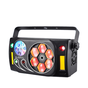 Bee Eye Five-In-One RGBW Patrón Cabeza móvil LED Luz de escenario para KTV Disco <span class=keywords><strong>Color</strong></span> blanco DMX512 Control Entretenimiento transfronterizo - Product Image 1