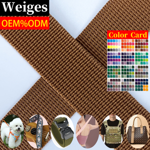 Tali Webbing Polipropilena Warna Hitam Solid Ramah Lingkungan Ultra-ringan Tahan Aus untuk Tas Ransel dan Koper - Product Image 1