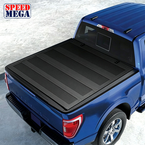 Flush Hard Quad-Fold Tonneau Cover for Ford F-150 6.5ft <b>Bed</b>, <b>Low</b> Profile 4-Fold Cover Waterproof, Lockable No Drill - Product Image 1
