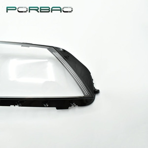 PORBAO Copertura Trasparente in Vetro con Bordo Nero per Faro Anteriore <span class=keywords><strong>Passat</strong></span> B7 - Product Image 3
