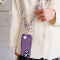 Collana a tracolla universale regolabile cover per Smartphone cinturino Patch Tab Tether cordino per cellulare