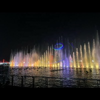 Fuente de Agua Musical para Jardín con Certificación CE e ISO 9001, Fuente Danzante con Luces LED y Controlador DMX