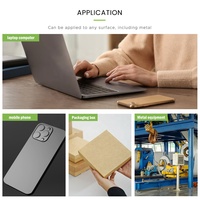 Autocollant NFC carré personnalisable imperméable 13,56 MHz, étiquette NFC, autocollant NFC 80*50, étiquette NFC