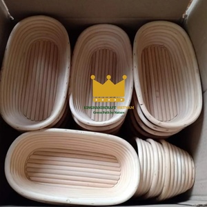 Cesta de fermentación de masa madre Banneton hecha a mano para pedidos al por mayor, Brotform redondo de ratán tejido a mano con forro de algodón extraíble - Product Image 5