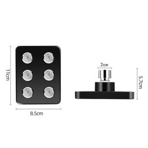 Pommeau de douche en plastique ABS personnalisé pour la <span class=keywords><strong>maison</strong></span>, la salle de <span class=keywords><strong>bain</strong></span> et l'hôtel, à jet supérieur pressurisé, vente en gros - Product Image 4