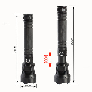 Lampe de poche de randonnée en plein air rechargeable étanche lumière de zoom forte transfrontalière pour l'éclairage de surbrillance d'urgence de pêche de nuit - Product Image 4