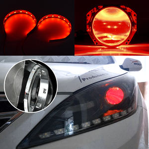 APP Control LED Devil Eyes Halo Rings Kit 360 Grad Super Bright 2, 5-3 Zoll Projektor linse für Auto Motorrad Scheinwerfer Neu - Product Image 6