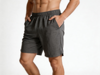 Shorts de surf pour hommes, taille élastique, décontractés, couleur unie, séchage rapide, respirants, imperméables, essentiels pour la gym, streetwear, personnalisables