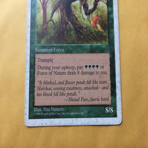 Nouvelle Carte Magique Originale en Stock Prêt à l'emploi, Impression Défectueuse de la <span class=keywords><strong>5ème</strong></span> Édition Naturelle Albino Blotch sur le Dos - Product Image 3