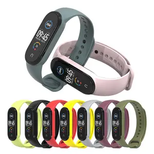 Correas de silicona para Xiaomi <span class=keywords><strong>Mi</strong></span> <span class=keywords><strong>Band</strong></span> 6 y 5, correa de silicona para <span class=keywords><strong>reloj</strong></span> inteligente Xiaomi <span class=keywords><strong>Mi</strong></span> <span class=keywords><strong>Band</strong></span> 7 - Product Image 1