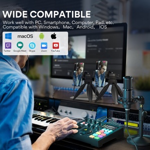 ชุดอุปกรณ์ผลิตพอดแคสต์ออลอินวัน MAONOCASTER AM100 K2 ซาวด์การ์ด พร้อมไมโครโฟน XLR แบบตั้งโต๊ะ และหูฟังมอนิเตอร์ - Product Image 6