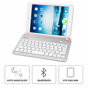 Set tastiera e mouse wireless, tasti multifunzione con sensazione di tastatura confortevole, adatto per <span class=keywords><strong>Apple</strong></span> <span class=keywords><strong>iPad</strong></span> <span class=keywords><strong>Mini</strong></span> da 7 pollici - Product Image 3