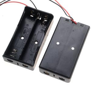 Caja de batería de litio <span class=keywords><strong>18650</strong></span> de dos secciones serie V con cable DuPont tipo Pin macho soporte de batería Diy contenedor de batería - Product Image 2