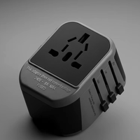 Stasiun Pengisian Daya Nirkabel 3-in-1 PD 12W Port USB Ganda Tipe-C Desain Lipat untuk Perjalanan Ramah Lingkungan Multi-Region