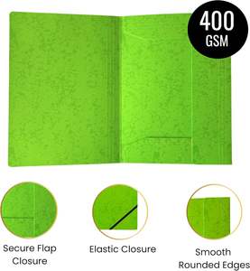 Bolsa de Archivo para Estudiantes con Estampado de Mármol Colorido Crl-251231-14, Impresión Digital, con Cuerda Elástica y Banda de Goma, Almacenamiento de Oficina - Product Image 3