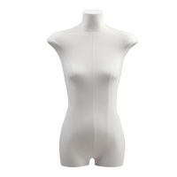 Mannequin demi-corps pour vitrine, modèle de corps plat, mannequin de table en PE
