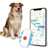 Collar GPS 4G para Perros, Localizador Impermeable, Alarma de Ubicación en Tiempo Real, Geocerca, Datos de Salud, Registro de Pasos, Equipo de Rastreo Histórico
