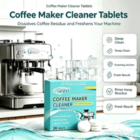 Tablettes de nettoyage pour machine à café à dissolution rapide, efficaces pour éliminer les taches de café, pour l'entretien des équipements à café domestiques et commerciaux