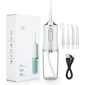 Fabricación mejor USB inalámbrico viaje Waterflosser Pick portátil eléctrico dientes limpieza Dental agua Flosser irrigador Oral - Product Image 1
