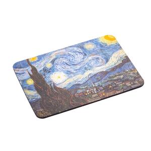 Van Gogh Traditional Soft <strong>Rubber</strong> Customizable Square Fridge <strong>Magnet</strong> &amp; Magnetic Sticker for Kitchen Decor Gift Home - Product Image 5