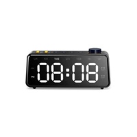 Decorazioni da tavolo Display a LED Radio sveglia digitale da scrivania FM con porta di ricarica Usb