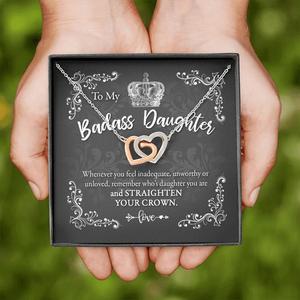 SC-gargantilla coreana Popular, collar de corazón familiar, cadena de circón, collar para <span class=keywords><strong>hija</strong></span> - Product Image 6