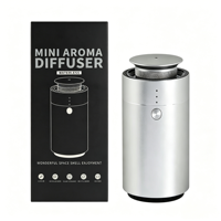 Diffuseur d'air de voiture en métal rechargeable par Type-C personnalisé avec une capacité de 10 ml, diffuseur d'huiles essentielles sans eau