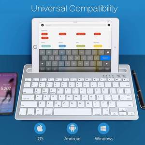 Rechargeable Custom English Arabic Wireless <b>Keyboard</b> <b>bluetooth</b> <b>Keyboard</b> for ipad air 2 - Product Image 4
