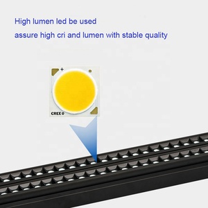 Fessura guida a doppio tubo luce Trunking centro commerciale lampada UGR meno proteggere gli occhi pendenti luce lineare - Product Image 4