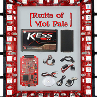 Herramienta de Programación sin Token Kess V2 SW2.8 Firmware V5.017 OBD2, Lector de Códigos con Placa Roja