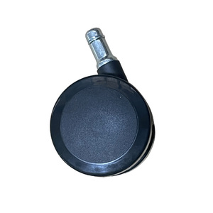 Roulettes silencieuses à double axe de 2 pouces en TPE pour chaise de bureau pivotante avec frein, roulettes pour meubles - Product Image 4