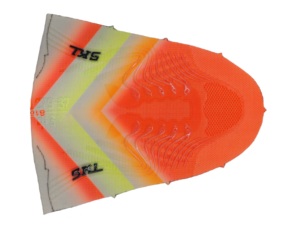 Tomaia in maglia Flyknit monopezzo OEM flessibile antiscivolo con inserti in silicone per <span class=keywords><strong>scarpe</strong></span> da corsa - Product Image 5