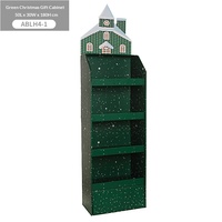 Présentoir pliable en carton à 10 étagères pour sacs cadeaux de Noël et du Nouvel An, support de rangement autoportant