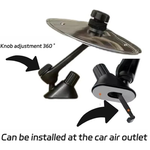 Car Crash Cymbal Car <span class=keywords><strong>Drum</strong></span> Cymbal Air Vent Easy Clip-on Mini Cymbal para amantes de la música Adecuado para todo tipo de vehículos - Product Image 2