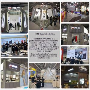 Walkie Talkie resistente al agua IPX7 2025 con una sola oreja para auriculares Bluetooth reducción de ruido Clip de cuello <span class=keywords><strong>Firo</strong></span> de larga duración - Product Image 2