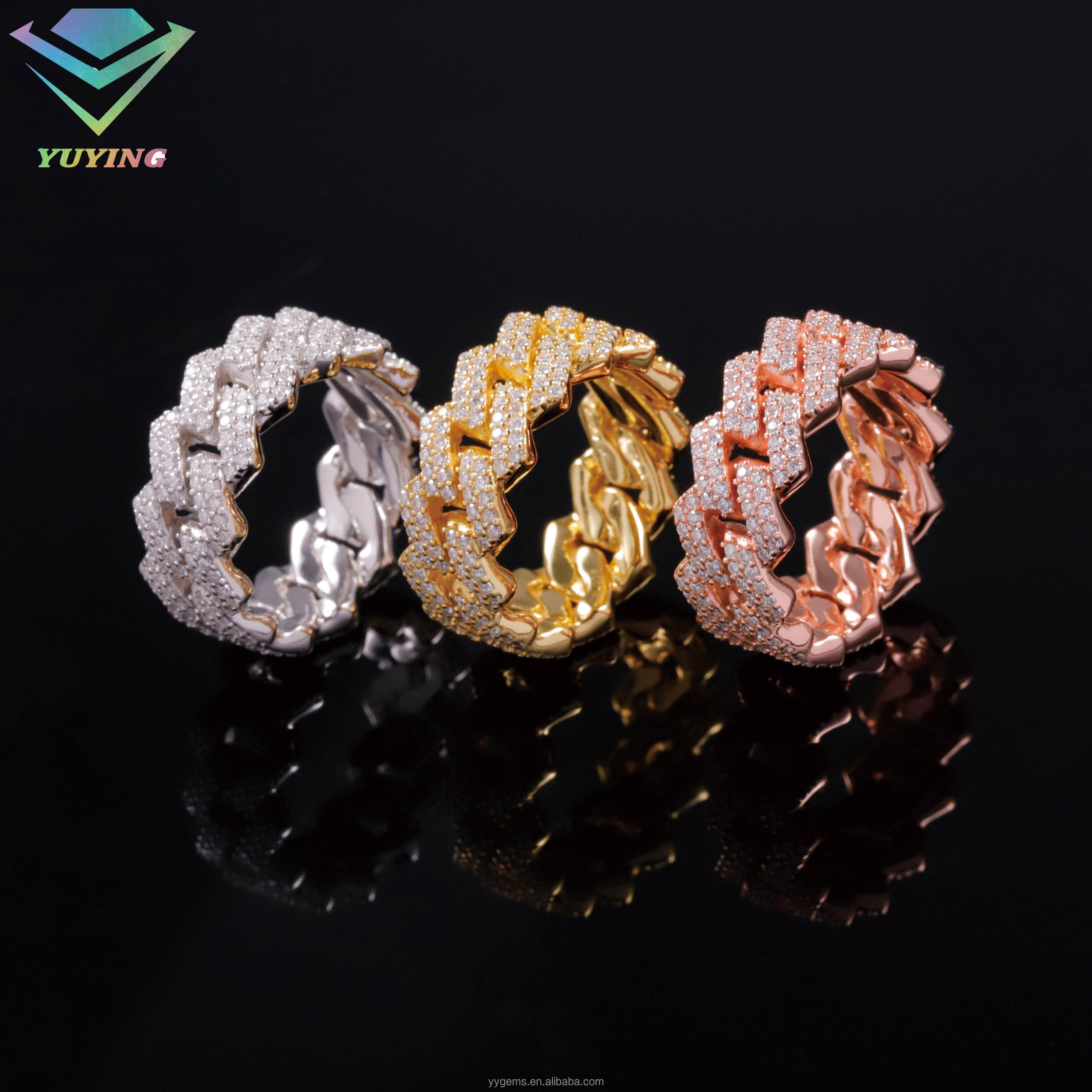 แหวนปลายแหลมสีเหลือง