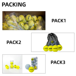 Vàng Golf Thực Hành Bóng Với Biểu Tượng Tùy Chỉnh Và Màu Sắc Surlyn Chất Liệu Golf Phạm Vi Bóng - Product Image 5