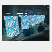 Écran LED cylindrique flexible d'intérieur 4K, affichage unique, colonne, écran publicitaire incurvé personnalisé pour pilier, mur LED circulaire