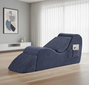 <span class=keywords><strong>Canapé</strong></span> multifonctionnel en velours côtelé pour salon et balcon, fauteuil paresseux avec soutien lombaire, mousse haute densité, siège de yoga pour couple - Product Image 3