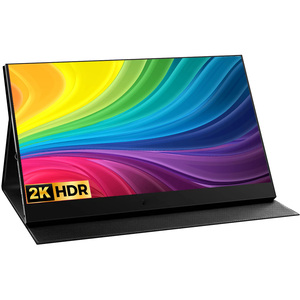 Moniteur <span class=keywords><strong>portable</strong></span> pour ordinateur <span class=keywords><strong>portable</strong></span> super fin et pas cher de <span class=keywords><strong>17</strong></span>,3 <span class=keywords><strong>pouces</strong></span>, écran <span class=keywords><strong>tactile</strong></span> de <span class=keywords><strong>17</strong></span> <span class=keywords><strong>pouces</strong></span>, 60 Hz, 144 Hz, 2K, double moniteur <span class=keywords><strong>portable</strong></span> pour ordinateur <span class=keywords><strong>portable</strong></span> - Product Image 1