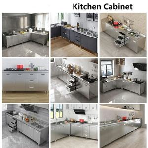 طاولة مطبخ محمولة قابلة للطي من الفولاذ المقاوم للصدأ الأكثر مبيعًا بتصميم قابل للتعديل ومقاومة للتآكل للاستخدام أثناء التخييم - Product Image 6