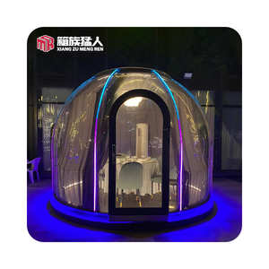 Carpa Domo Geodésica de Lujo Moderna, Transparente, Impermeable, para Glamping, con Vista al Cielo Estrellado, para las Cuatro Estaciones, con Marco de Aluminio - Product Image 5