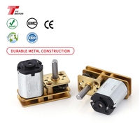 Moteur à engrenages à courant continu brossé de 24 mm, 2,4 V, 5 V, rapport de réduction 150:1, 350:1, 500:1 pour serrure électronique
