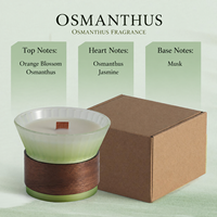 Bougie d'aromathérapie élégante Nénuphar, cadeau décoratif d'ambiance intérieure, petit ornement