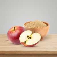 Fijn appelvruchtextractpoeder, natuurlijk gedroogd fruit ingrediënt voor dranken, bakken, smoothies, voedselmixen, groothandel.