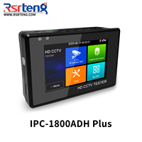 Rsrteng 4K IP Camera Tester Monitor Coax HD TVI CVI AHD POE WiFi Network Tool Cable IPC-1800ADH Plus CCTV
